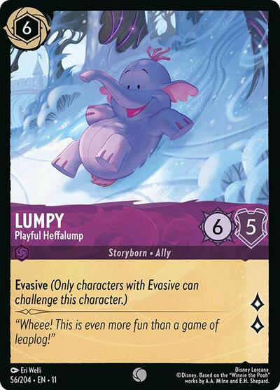 Lumpy - Playful Heffalump - 56/204 Normal - Winterspell