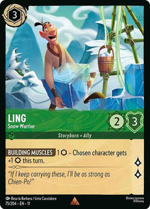 Ling - Snow Warrior - 75/204 Normal - Winterspell