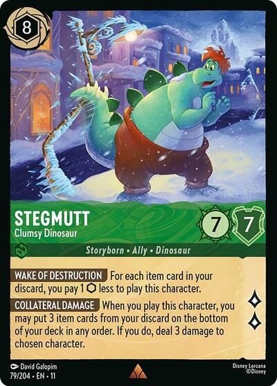Stegmutt - Clumsy Dinosaur - 79/204 Normal - Winterspell