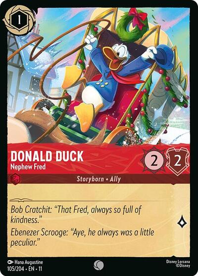 Donald Duck - Nephew Fred - 105/204 Normal - Winterspell