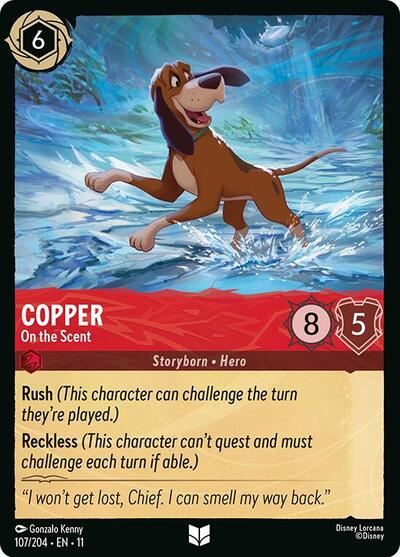 Copper - On the Scent - 107/204 Normal - Winterspell