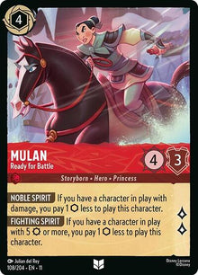 Mulan - Ready for Battle - 108/204 Normal - Winterspell