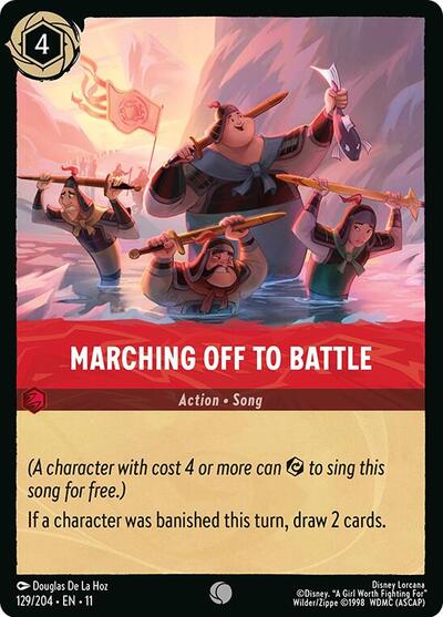 Marching Off to Battle - 129/204 Normal - Winterspell
