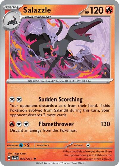 Salazzle - 035/217 - 035/217 Normal - ME: Ascended Heroes