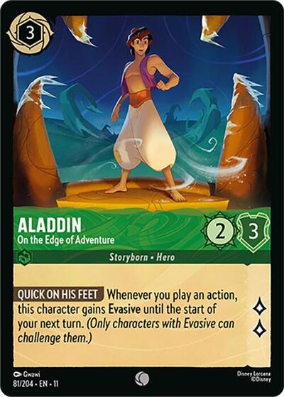 Aladdin - On the Edge of Adventure - 81/204 Normal - Winterspell