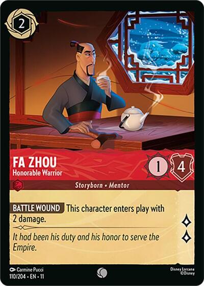 Fa Zhou - Honorable Warrior - 110/204 Normal - Winterspell