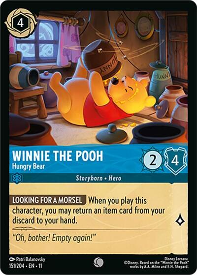 Winnie the Pooh - Hungry Bear - 151/204 Normal - Winterspell