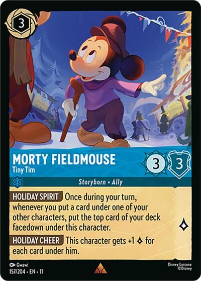 Morty Fieldmouse - Tiny Tim - 157/204 Normal - Winterspell
