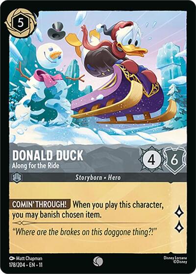 Donald Duck - Along for the Ride - 178/204 Normal - Winterspell