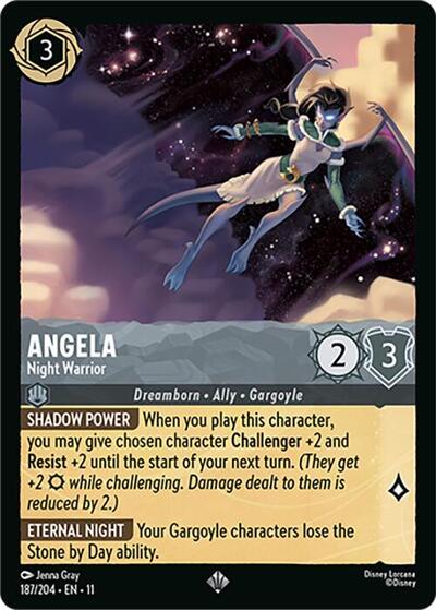 Angela - Night Warrior - 187/204 Normal - Winterspell