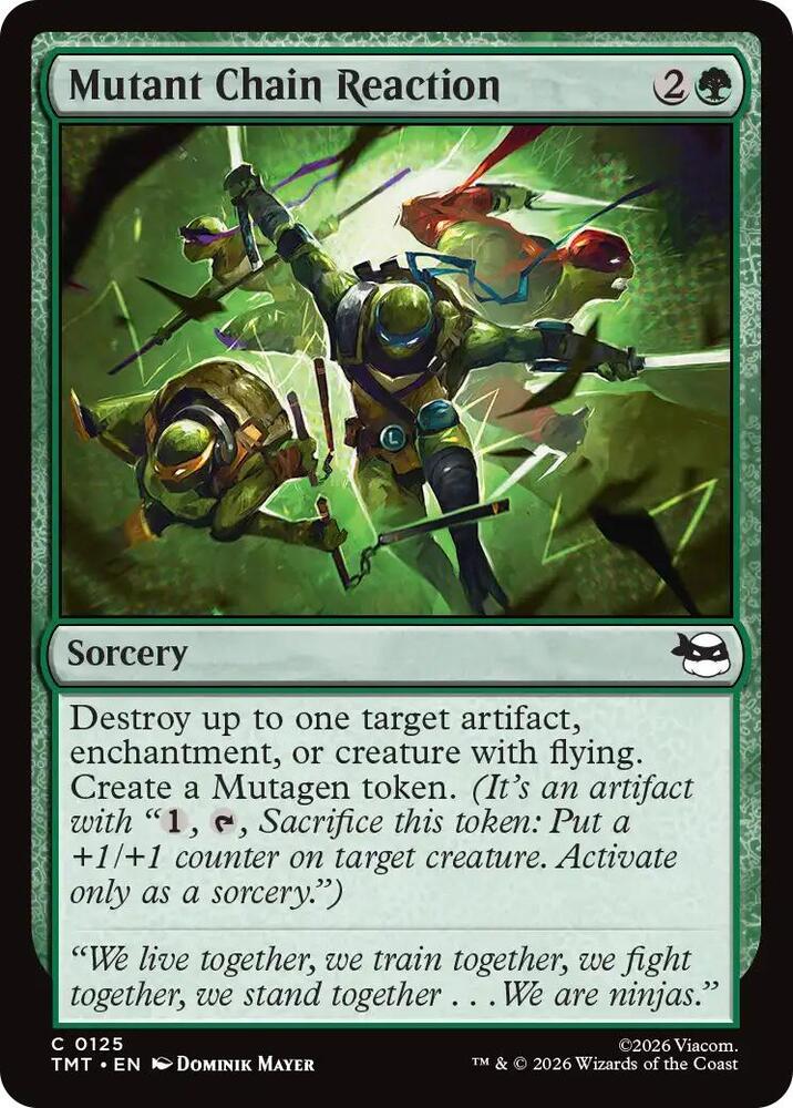 Mutant Chain Reaction - 125 Normal - Teenage Mutant Ninja Turtles