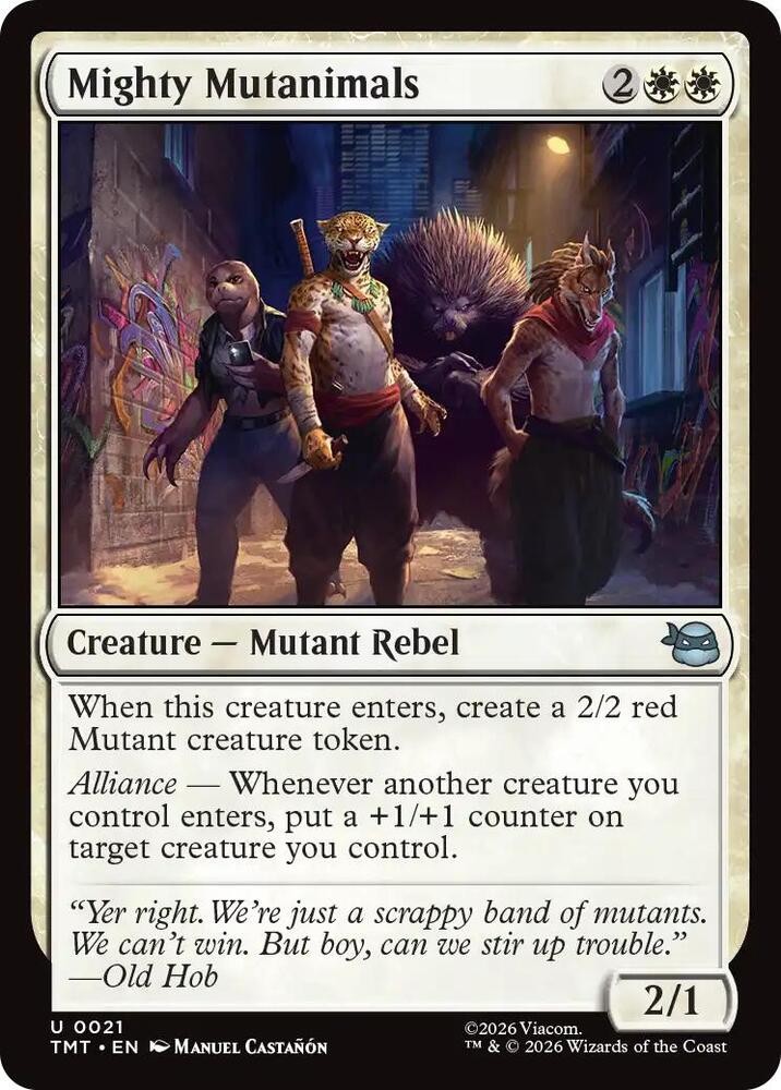 Mighty Mutanimals - 21 Normal - Teenage Mutant Ninja Turtles