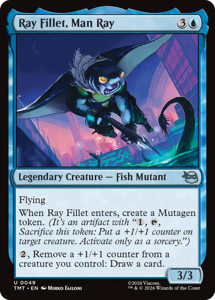 Ray Fillet, Man Ray - 49 Normal - Teenage Mutant Ninja Turtles