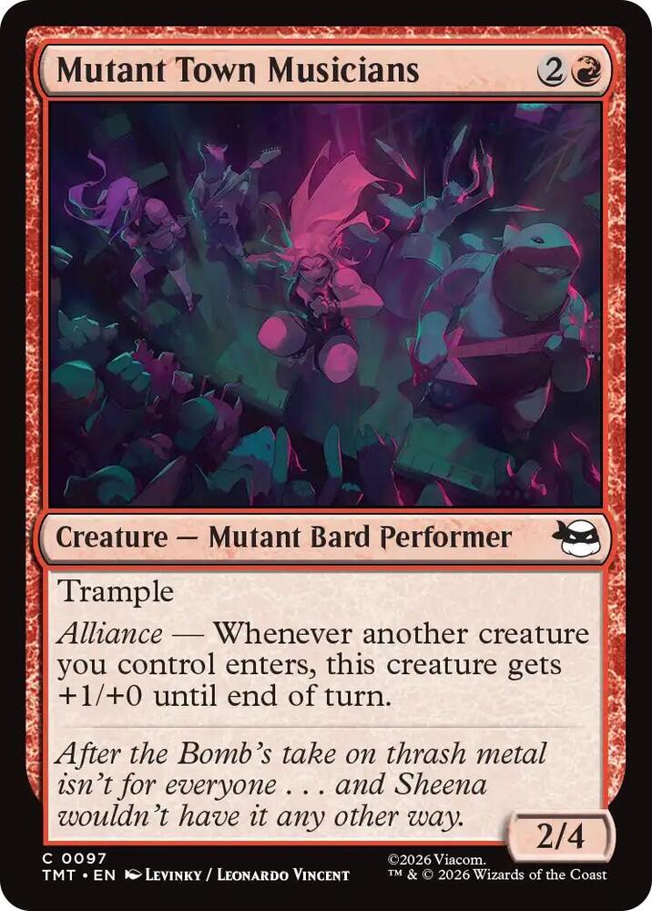 Mutant Town Musicians - 97 Normal - Teenage Mutant Ninja Turtles