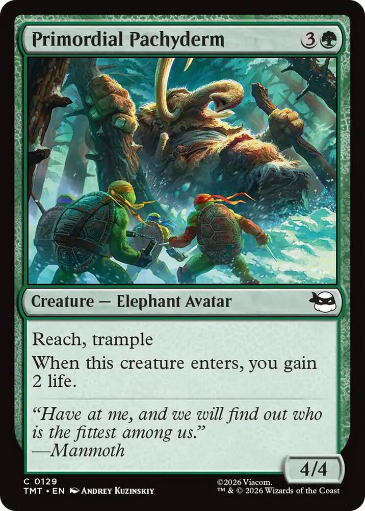 Primordial Pachyderm - 129 Normal - Teenage Mutant Ninja Turtles
