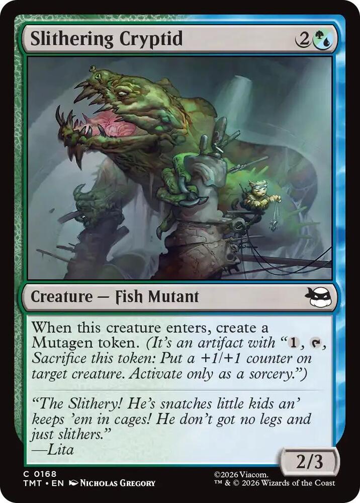 Slithering Cryptid - 168 Normal - Teenage Mutant Ninja Turtles