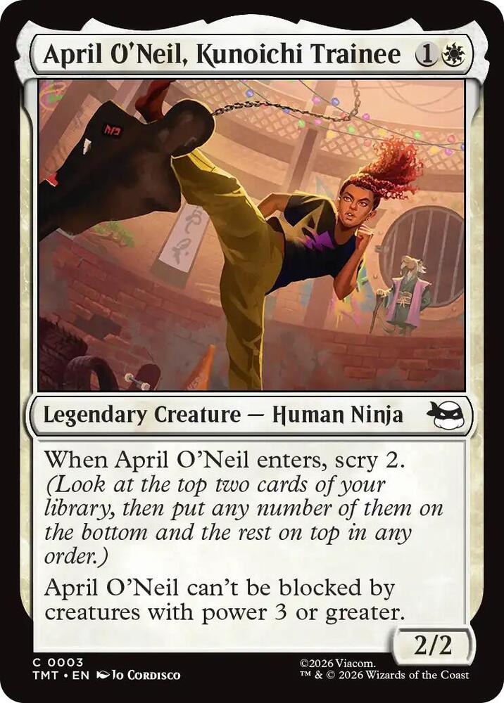 April O'Neil, Kunoichi Trainee - 3 Normal - Teenage Mutant Ninja Turtles