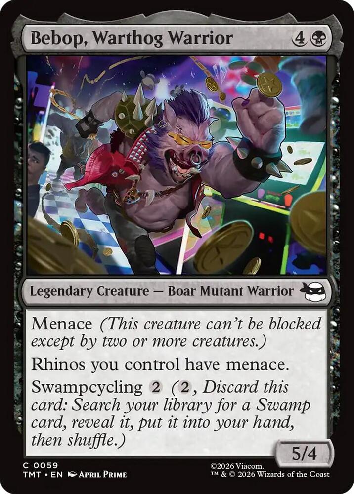 Bebop, Warthog Warrior - 59 Normal - Teenage Mutant Ninja Turtles