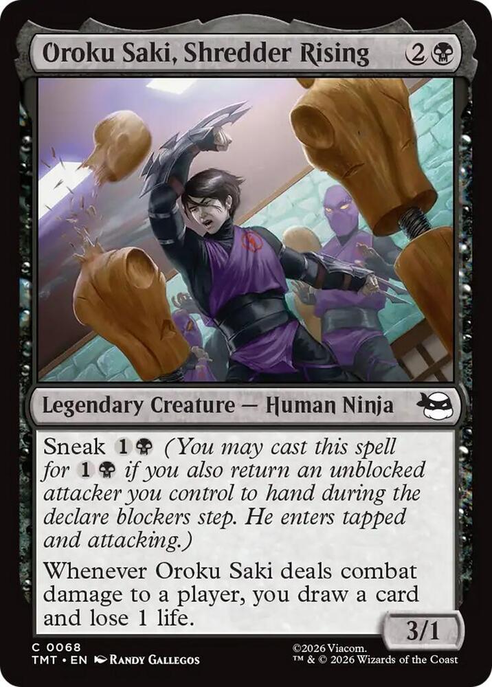 Oroku Saki, Shredder Rising - 68 Normal - Teenage Mutant Ninja Turtles