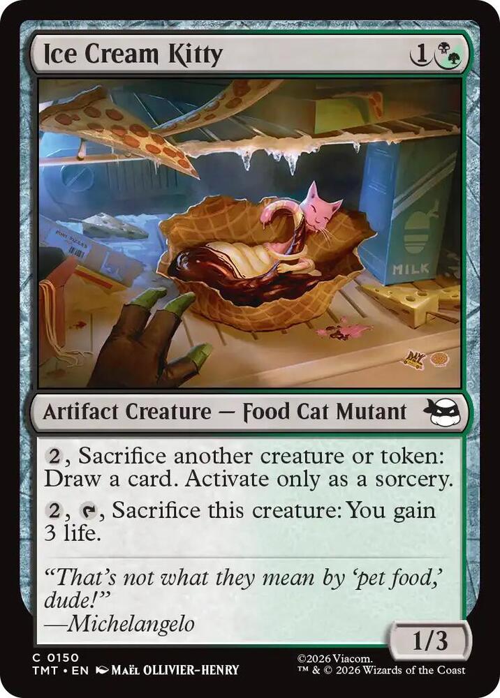 Ice Cream Kitty - 150 Normal - Teenage Mutant Ninja Turtles