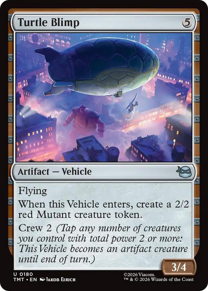 Turtle Blimp - 180 Normal - Teenage Mutant Ninja Turtles