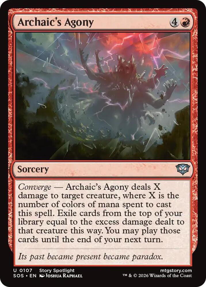 Archaic's Agony - 107 Normal - Secrets of Strixhaven