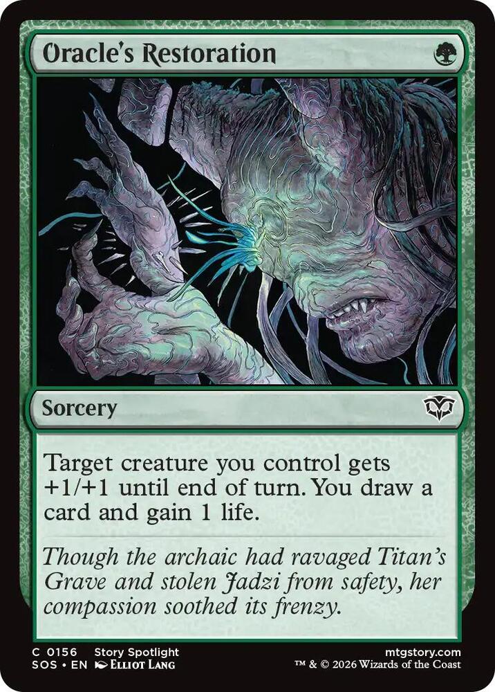 Oracle's Restoration - 156 Normal - Secrets of Strixhaven