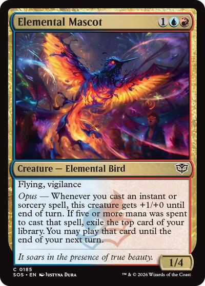 Elemental Mascot - 185 Normal - Secrets of Strixhaven