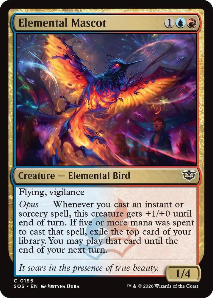 Elemental Mascot - 185 Normal - Secrets of Strixhaven