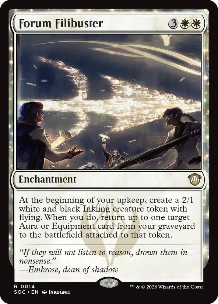 Forum Filibuster - 14 Normal - Commander: Secrets of Strixhaven