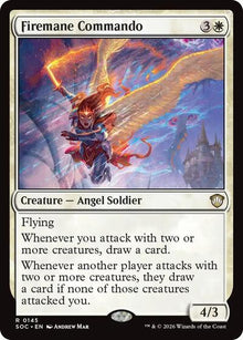Firemane Commando - 145 Normal - Commander: Secrets of Strixhaven