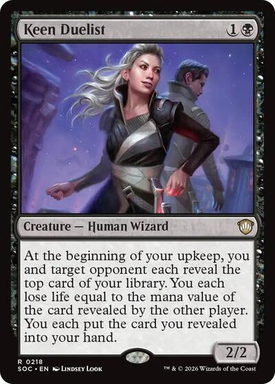 Keen Duelist - 218 Normal - Commander: Secrets of Strixhaven