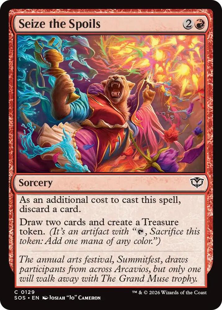 Seize the Spoils - 129 Foil - Secrets of Strixhaven
