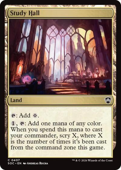 Study Hall - 407 Normal - Commander: Secrets of Strixhaven