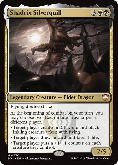 Shadrix Silverquill - 330 Normal - Commander: Secrets of Strixhaven