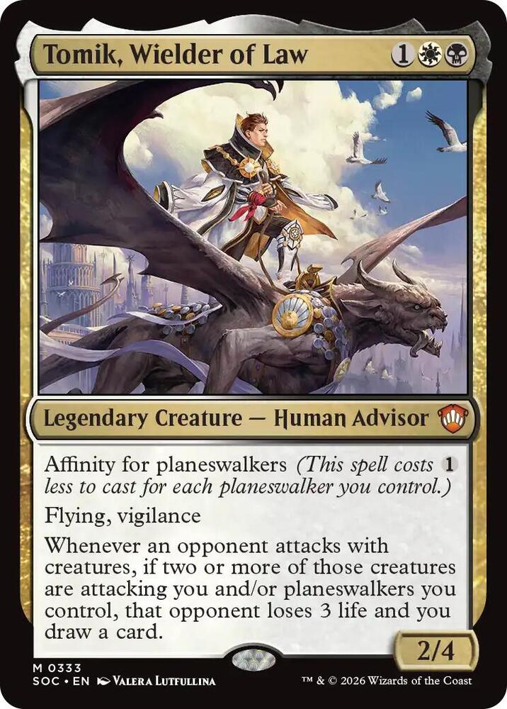 Tomik, Wielder of Law - 333 Normal - Commander: Secrets of Strixhaven