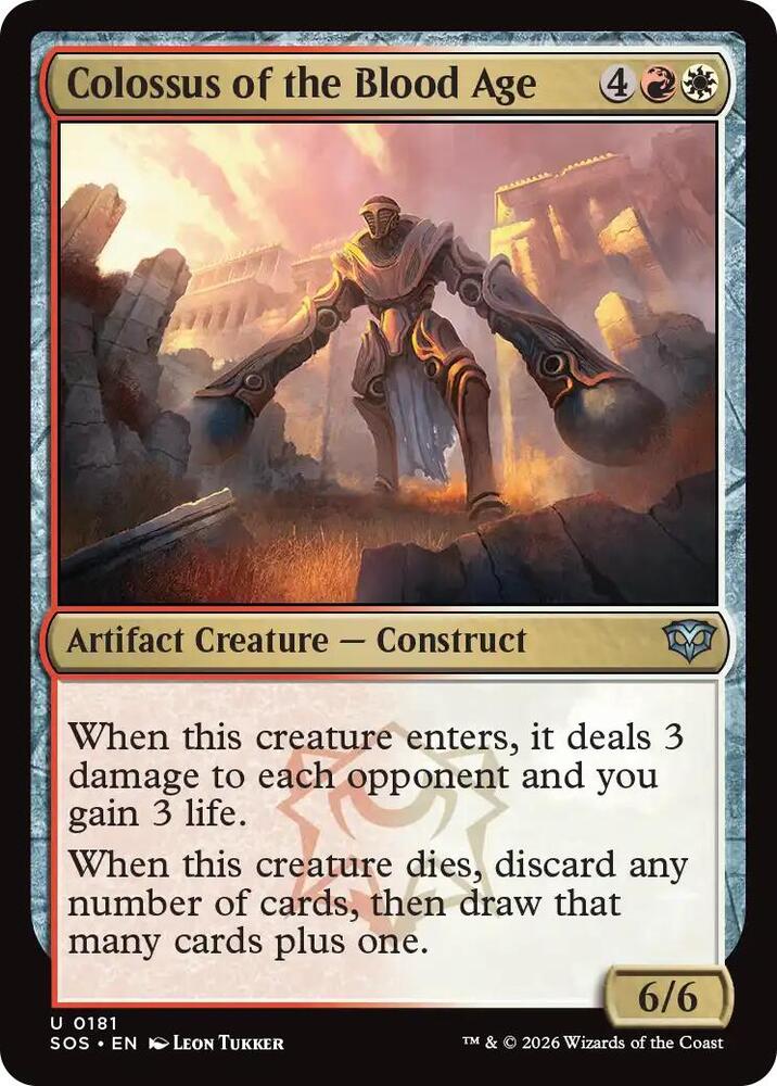Colossus of the Blood Age - 181 Normal - Secrets of Strixhaven