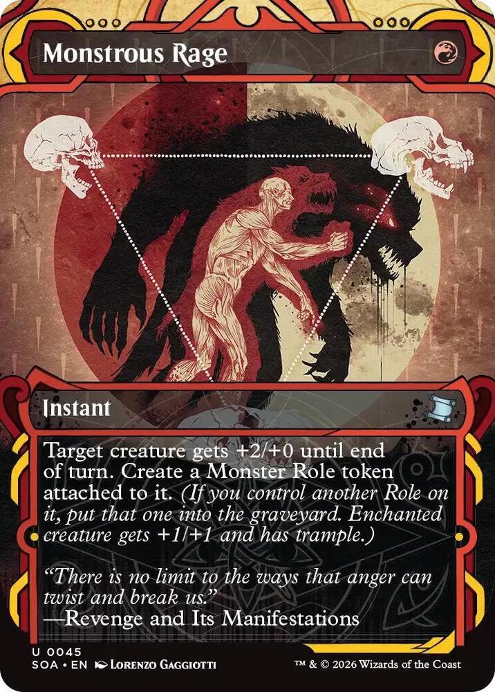 Monstrous Rage - 45 Normal - Secrets of Strixhaven: Mystical Archive