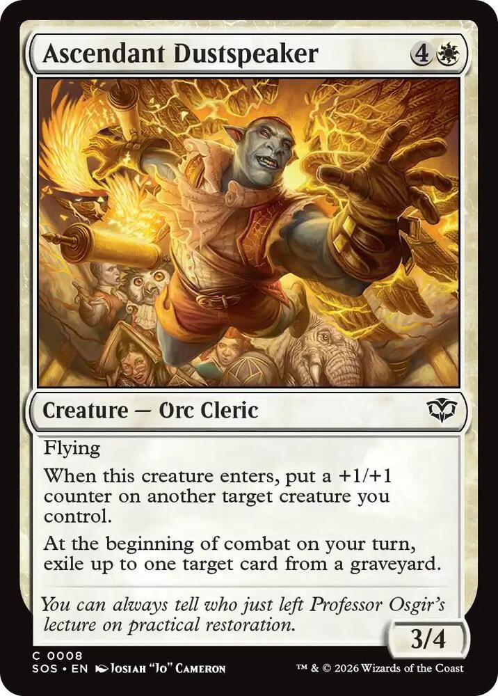 Ascendant Dustspeaker - 8 Normal - Secrets of Strixhaven