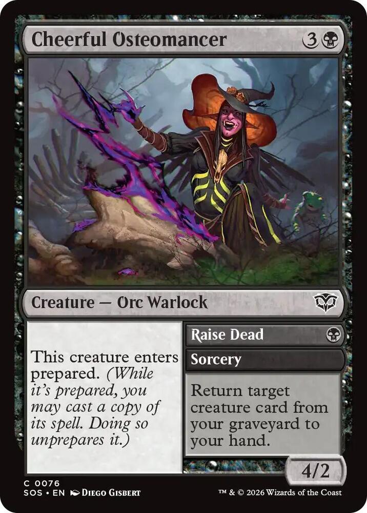 Cheerful Osteomancer - 76 Normal - Secrets of Strixhaven