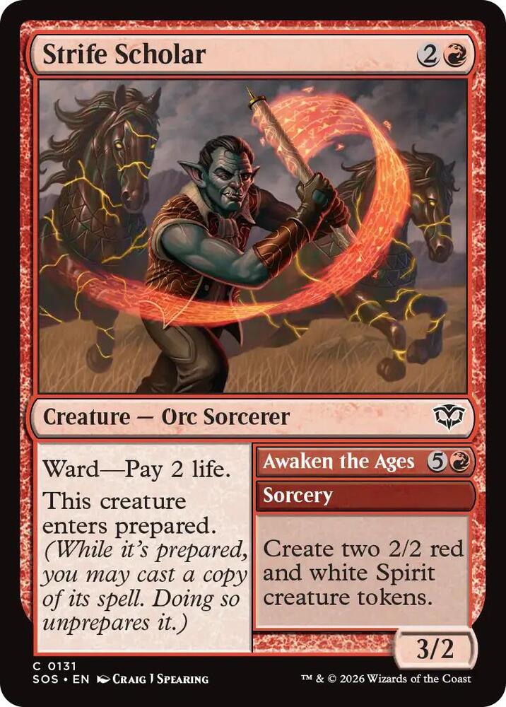Strife Scholar - 131 Normal - Secrets of Strixhaven