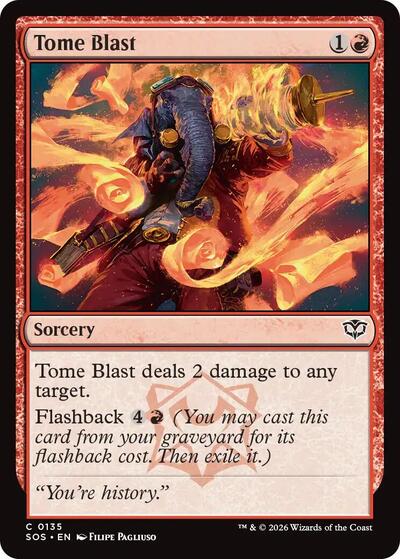 Tome Blast - 135 Normal - Secrets of Strixhaven