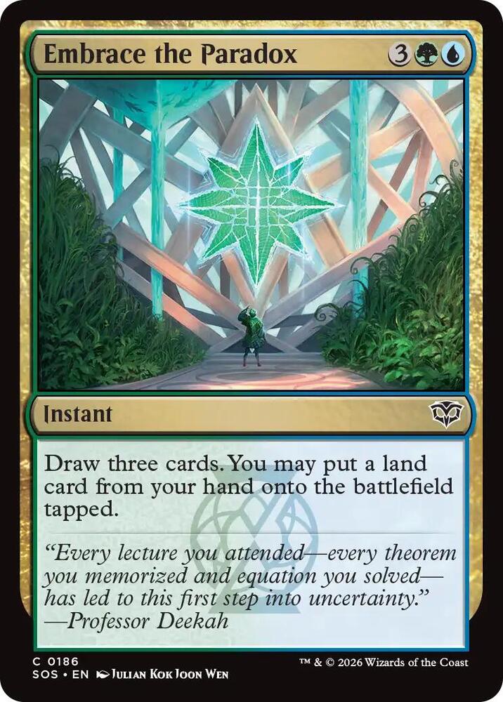 Embrace the Paradox - 186 Normal - Secrets of Strixhaven