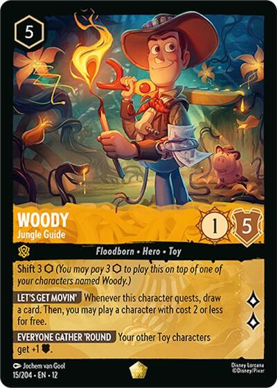 Woody - Jungle Guide - 15/204 - Wilds Unknown