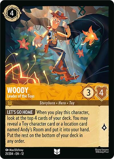 Woody - Leader of the Toys - 21/204 - Wilds Unknown