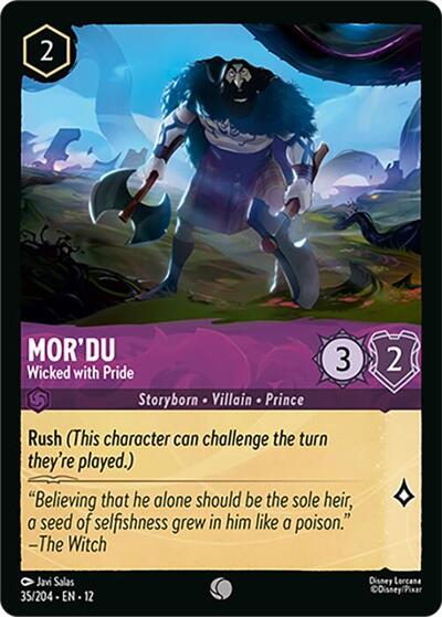 Mor'du - Wicked with Pride - 35/204 - Wilds Unknown