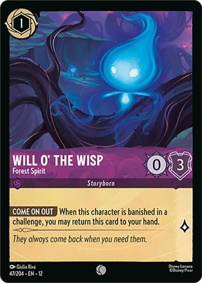 Will o' the Wisp - Forest Spirit - 47/204 - Wilds Unknown