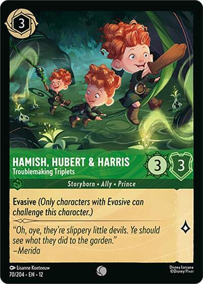 Hamish, Hubert & Harris - Troublemaking Triplets - 70/204 - Wilds Unknown