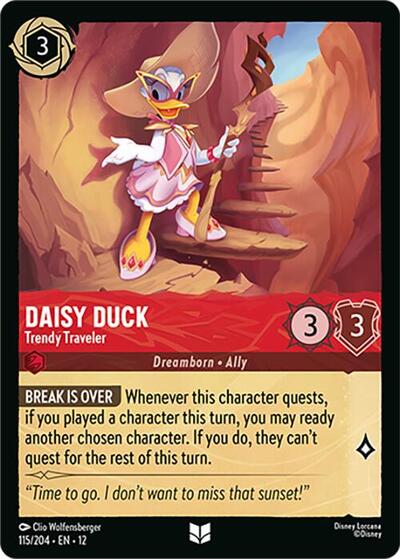 Daisy Duck - Trendy Traveler - 115/204 - Wilds Unknown