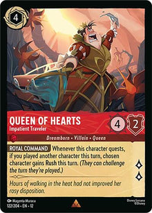 Queen of Hearts - Impatient Traveler - 122/204 - Wilds Unknown